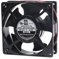Ventilateur axial RS PRO 24 V dc, 237.9m³/h, 127 x 127 x 38mm, 10.6W ( Prix pour 1 )