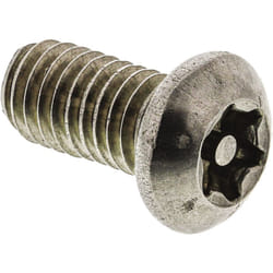 Rs Pro - Vis de sécurité inviolable, M6 x 12mm, tête Bouton, en Acier Inoxydable A2 304 ( Prix pour Sachet de 50 )