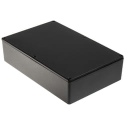 Rs Pro - Boîtier en Fonte d'aluminium, 222.1 x 145.9 x 55.9mm, Noir, Blindé ( Prix pour 1 )