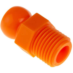 Connecteur npt, segment 1/4pouce, Copolymère acétal ( Prix pour Paquet de 4 )