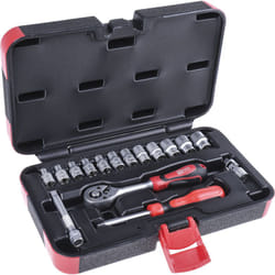 Rs Pro - Jeu de douilles 1/4'' Carré 16 pièces ( Prix pour 1 Jeu )