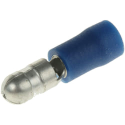 Rs Pro - Cosse cylindrique à sertir Isolé Mâle, Bleu 14AWG 2.5mm² 16AWG 1.5mm²