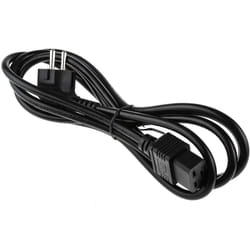 Câble d'alimentation, Noir, Connecteur C19, CEI vers CEE 7/7, Schuko, 250 V / 16 A, 2.5m ( Prix pour 1 )