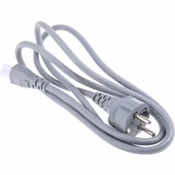 Connecteur A = C5, CEI Connecteur B = CEE 7/7, Schuko Longueur = 1.5m Couleur de gaine = Gris Fiche secteur Type = CEE 7/7 Al ...
