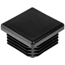 Rs Pro - Embout de tube carre Noir, Profilé de 38mm ( Prix pour Sachet de 100 )