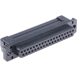 Rs Pro - Connecteur Sub-D 37 voies Femelle Montage sur câble Droit ( Prix pour 1 )
