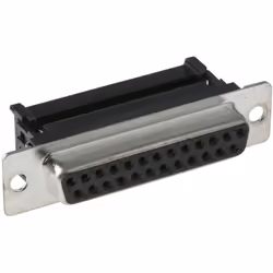 Nombre de contacts = 25 Genre = Femelle Orientation du corps = Droit Type de montage = Montage sur câble Pas = 2.77mm Type de ...