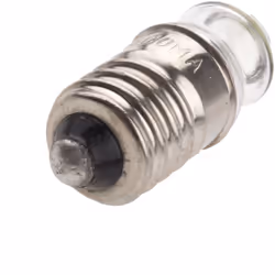 Tension = 2,4 V Base de la lampe = E10 Courant = 300 mA Diamètre = 9mm Longueur = 25 mm Couleur de lentille = Clair Luminosit ...
