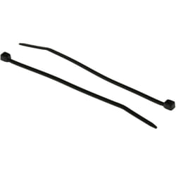 Serre-câble Rs Pro Noir en Nylon 66, 71mm x 1,6 mm ( Prix pour Sachet de 100 )