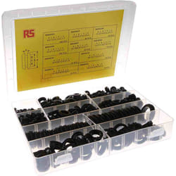 Rs Pro - Passe-câble en pvc Noir ( Prix pour 1 Kit )