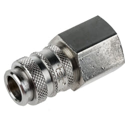 Raccord rapide pneumatique RS PRO, Filetage vers Femelle G 3/8 Femelle 3/8pouces en Laiton ( Prix pour 1 )