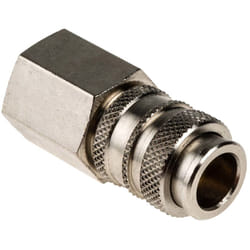 Rs Pro - Raccord rapide pneumatique Filetage vers Femelle g 1/4 Femelle 1/4pouces en Laiton ( Prix pour 1 )