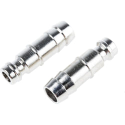 Raccord rapide pneumatique Rs Pro Tuyau cannelé vers Mâle 9mm en Laiton ( Prix pour Paquet de 5 )