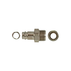 Raccord rapide pneumatique Rs Pro Filetage vers Mâle g 3/8 Mâle 3/8pouces en Laiton ( Prix pour 1 )