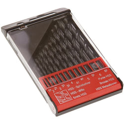 Coffret de forets RS PRO HSS 1mm à 6.5mm, 13 pièces ( Prix pour 1 )