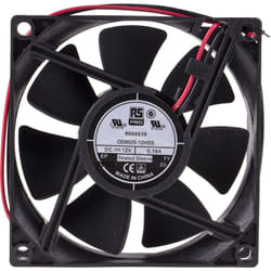 Ventilateur axial RS PRO 12 V c.c., 68m³/h, 80 x 80 x 25mm, 2.9W ( Prix pour 1 )