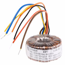 Tension au primaire = 230V c.a. Tension au secondaire = 2 x 12V c.a. Puissance = 15VA Nombre de sorties = 2 Courant au second ...
