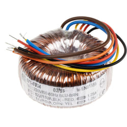 Rs Pro - Transformateur torique 2 sorties, 230V c.a. 2 x 12V c.a., 30VA ( Prix pour 1 )