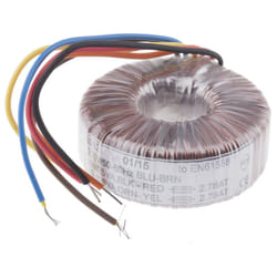 Rs Pro - Transformateur torique 2 sorties, 230V c.a. 2 x 9V c.a., 50VA ( Prix pour 1 )