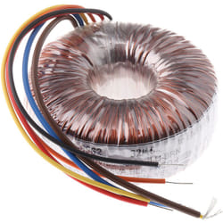 Rs Pro - Transformateur torique 2 sorties, 230V c.a. 2 x 25V c.a., 50VA ( Prix pour 1 )