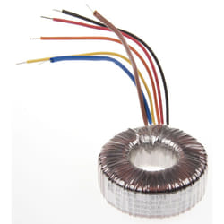 Rs Pro - Transformateur torique 2 sorties, 230V c.a. 2 x 18V c.a., 80VA ( Prix pour 1 )