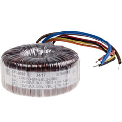 Rs Pro - Transformateur torique 2 sorties, 230V c.a. 2 x 12V c.a., 120VA ( Prix pour 1 )