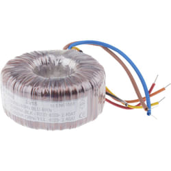 Rs Pro - Transformateur torique 2 sorties, 230V c.a. 2 x 25V c.a., 120VA ( Prix pour 1 )