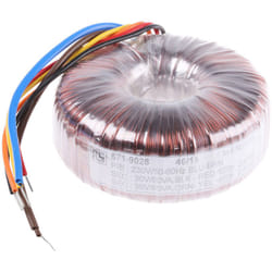 Rs Pro - Transformateur torique 2 sorties, 230V c.a. 2 x 30V c.a., 160VA ( Prix pour 1 )
