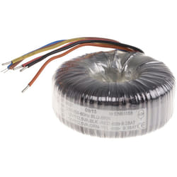 Rs Pro - Transformateur torique 2 sorties, 230V c.a. 2 x 12V c.a., 225VA ( Prix pour 1 )