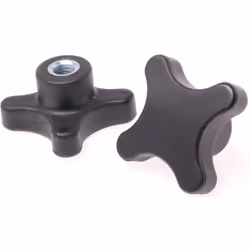Filetage = M10 Diamètre de filetage = 10mm Longueur du filetage = 15mm Forme du bouton = 4 lobes Type de montage = Alésage Di ...