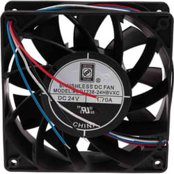 Rs Pro - Ventilateur axial 24 v dc, 383.9m³/h, 120 x 120 x 38mm, 40.8W ( Prix pour 1 )