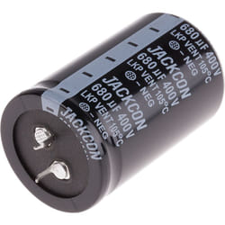 Condensateur RS PRO 680µF, 400V c.c. ( Prix pour 1 )