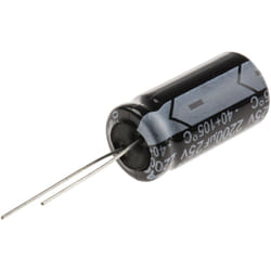 Condensateur Rs Pro 2200µF, 25V c.c.
