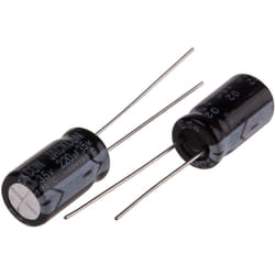 Condensateur Rs Pro 220µF, 35V c.c.