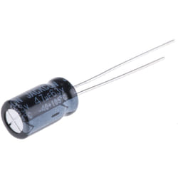 Condensateur RS PRO 47µF, 63V c.c.