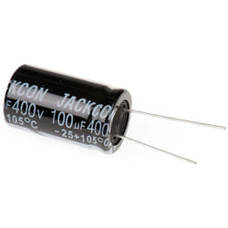 Condensateur Rs Pro 100µF, 400V c.c.