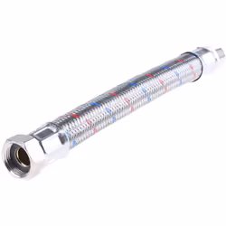 Longueur = 300mm Raccord 1 = BSP 3/4" femelle Raccord 2 = BSP 3/4" mâle Matériau de la gaine = EPDM Pression de travail maxim ...