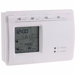 Durée du programme = 7 jours, 24 h Pouvoir de coupure = 1 A, 3A Tension d'alimentation = 230 V ac Nombre de cycles de fonctio ...