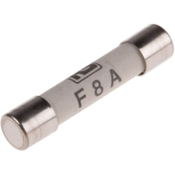 Cartouche fusible Rs Pro 8A, 6.3 x 32mm, Type f, 500V c.a.