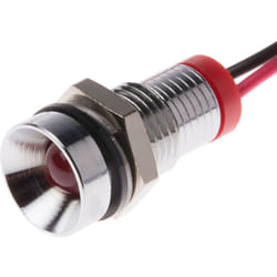 Voyant led lumineux Rouge Rs Pro dia. 8mm, 2V c.c., IP67 ( Prix pour 1 )