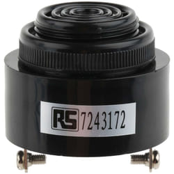 Rs Pro - Buzzer piézo 97dB Continu, 28V c.c. max, Montage panneau ( Prix pour 1 )