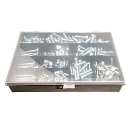 Kit de vis et écrous RS PRO en Acier Galvanisé, 476 pièces ( Prix pour 1 Kit )