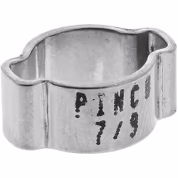 Diamètre intérieur = 7 ? 9mm Type de clip = Clip O Matériau = Acier Inoxydable Diamètre intérieur minimum = 7mm Diamètre inté ...