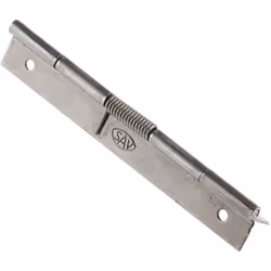 Matériau = Acier Type de charnière = Type Piano Type de fermeture = A ressort Largeur = 20mm Epaisseur = 0.7mm Charnière de p ...