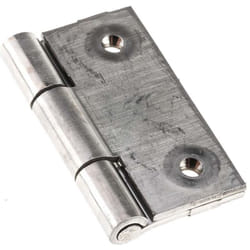 Charnière en inox, 50mm x 50mm x 2mm ( Prix pour Paquet de 2 )