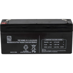 Batterie au plomb étanche Rs Pro 6V 3.2Ah cyclique ( Prix pour 1 )