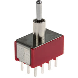 Rs Pro - Interrupteur à levier On-On-On, 4 rt, 5 a @ 250 v c.a. ( Prix pour 1 )