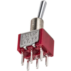 Rs Pro - Interrupteur à levier On-On, 2RT, 5 a @ 250 v c.a. ( Prix pour 1 )