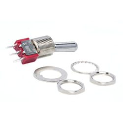 Interrupteur à levier RS PRO, Verrouillable, 1RT, 5 A @ 250 V c.a. ( Prix pour 1 )