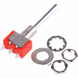 Configuration de contact = 1RT Type de commutation = On-Off-On Courant de contact = 5 A @ 250 V c.a. Type de montage = Montag ...